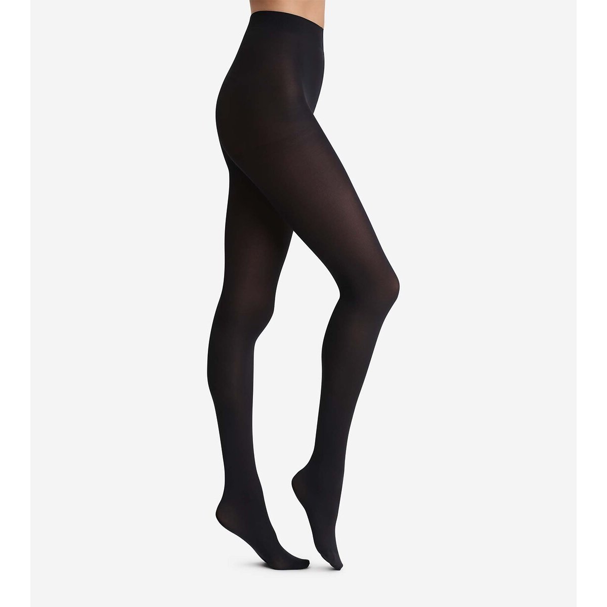 Dim 50 Denier Velvety Opaque Tights Women's Black Large