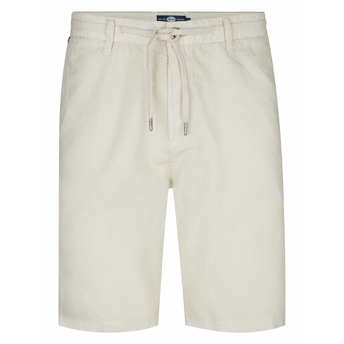 Petrol Industries Cotton/Linen Drawstring Shorts Men's Ecru Large