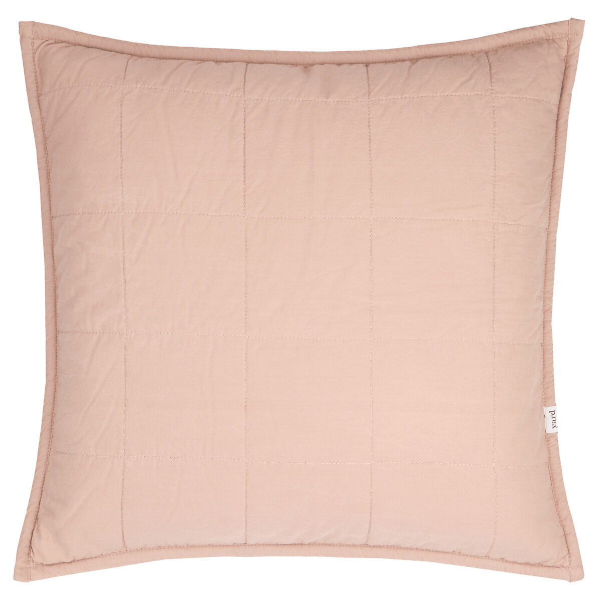Yard Hebden Washed Cotton Filled Cushion Unisex Blush Pink Medium