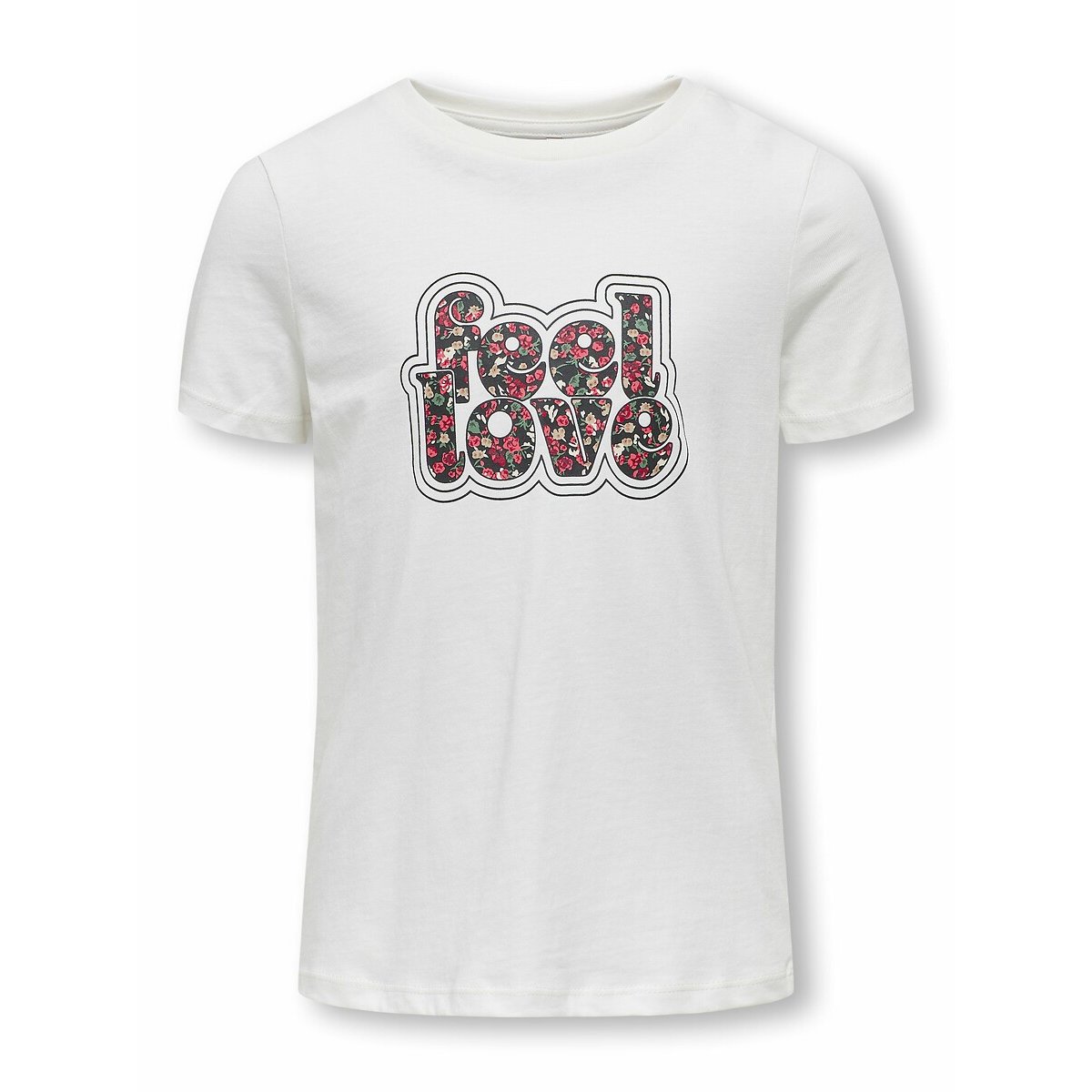 KIDS ONLY T-shirt met korte mouwen met feel good bloemenopdruk