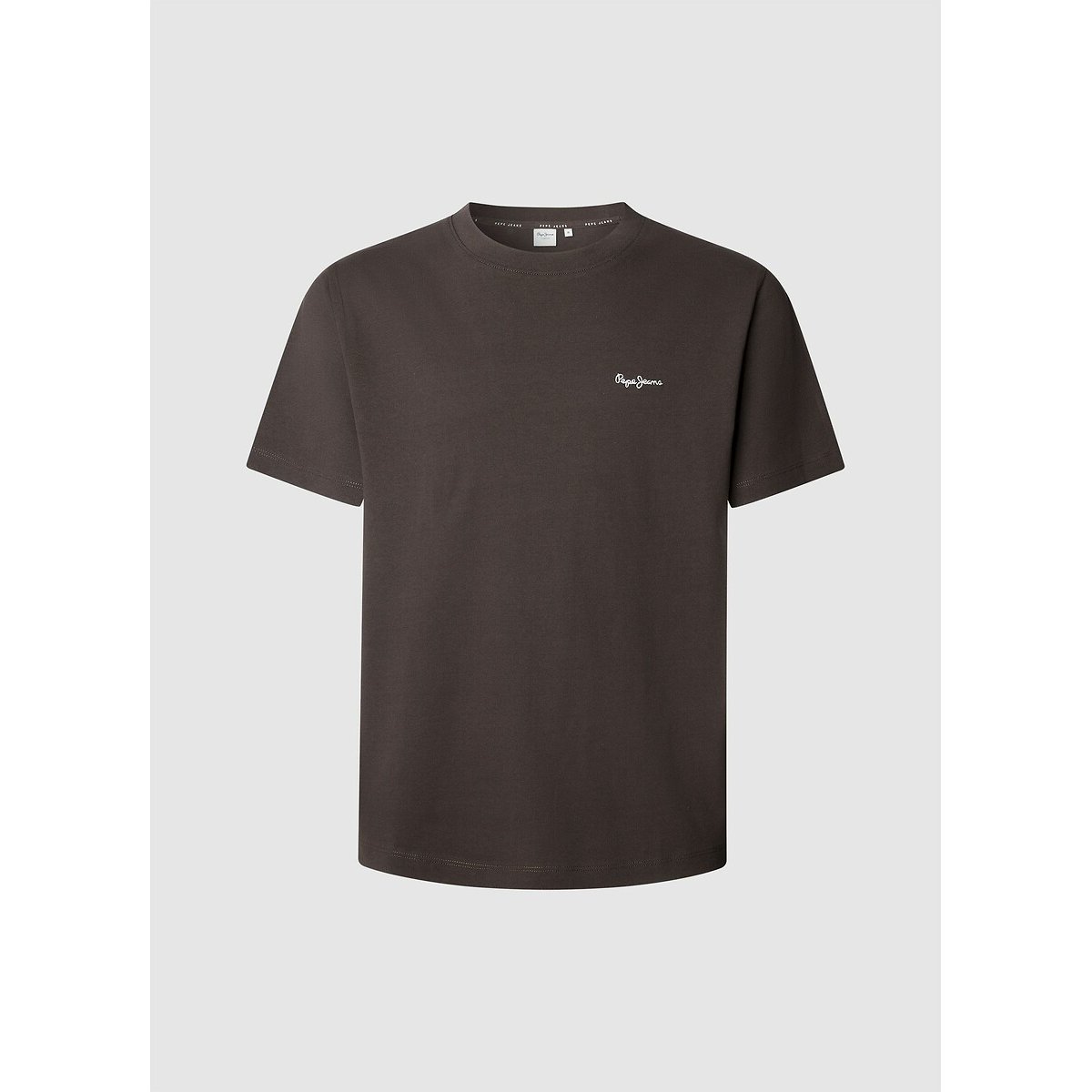 Pepe Jeans Men's Dark Brown Connor Short-Sleeve T-Shirt Large