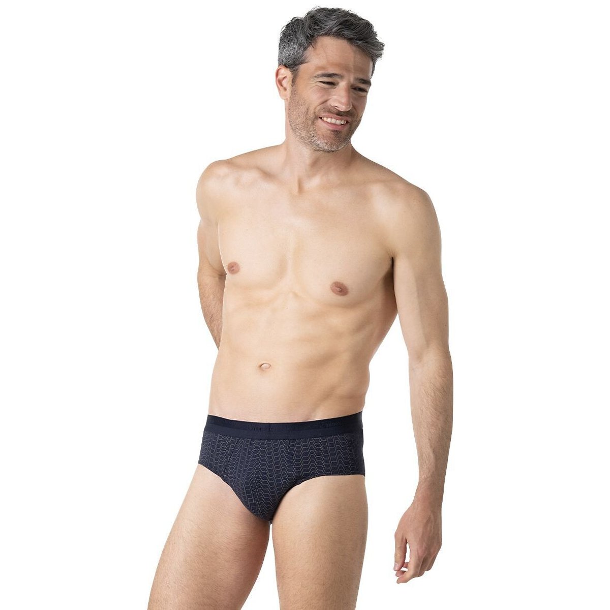 Eminence Pack Of 3 Studio Briefs For Men's Navy Blue + Khaki 3XL