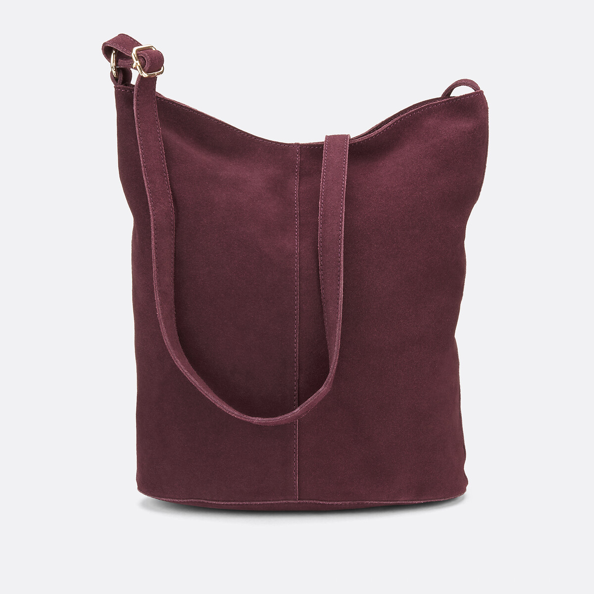 LA REDOUTE COLLECTIONS Hobo tas in leer