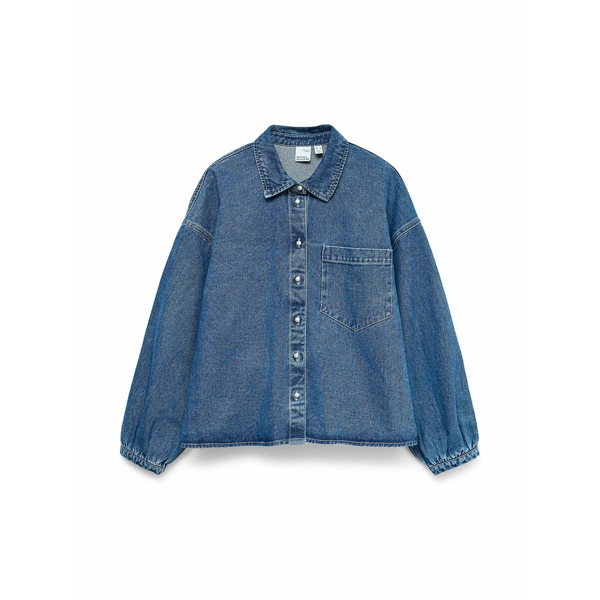 Vero Moda Denim Shirt Women's Blue Large