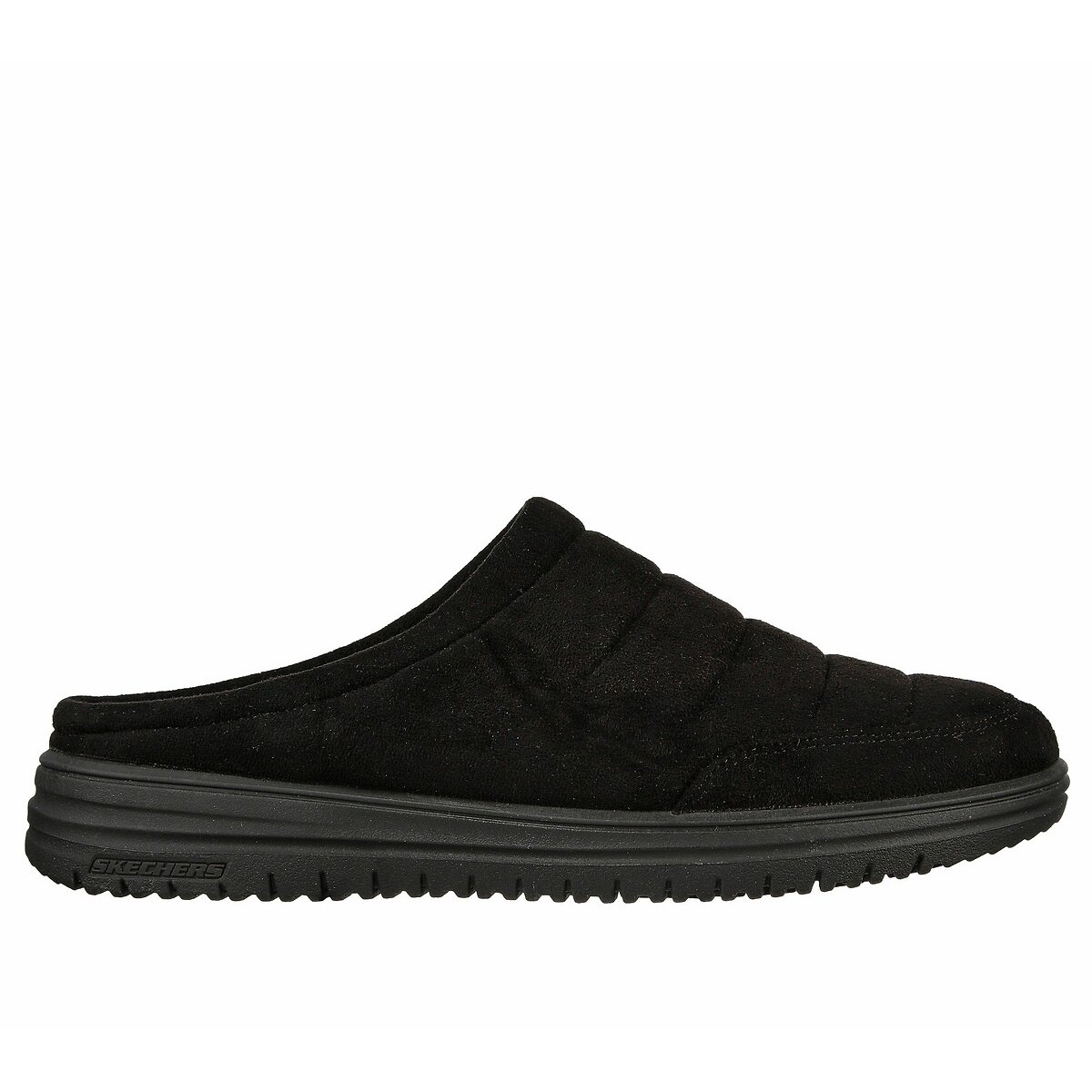 Skechers Relaxed Fit Slippers: Murette Garvanza Men's Black Size 44 (9.5)
