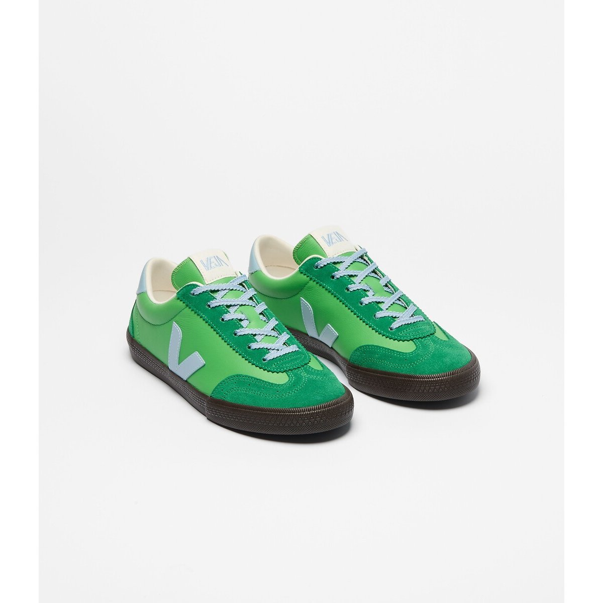Veja Volley Leather Trainers Women's Green Size 37 (4)