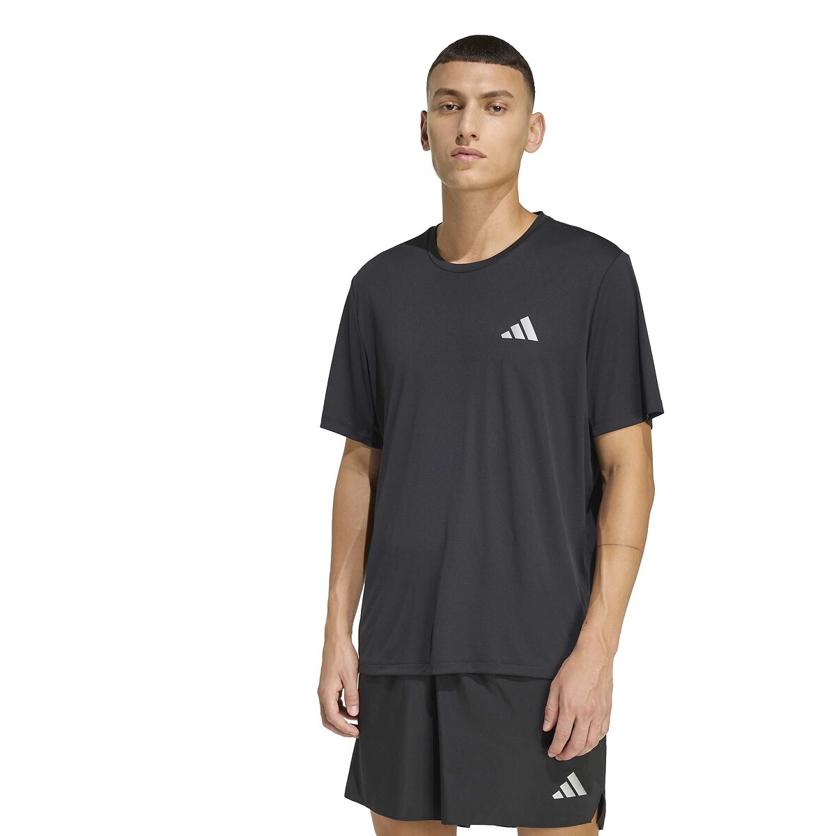 Adidas Performance Essentials Short Sleeve Running T-Shirt Men's Black Small