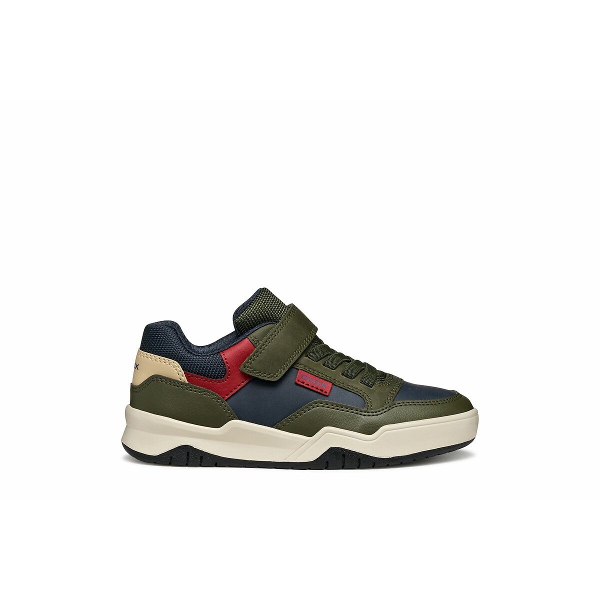 Geox Perth Breathable Trainers Khaki/Navy Size 31 Kids