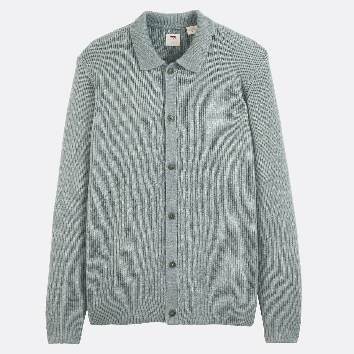 Levi's Buttoned Cardigan Men's Grey Marl Extra Large