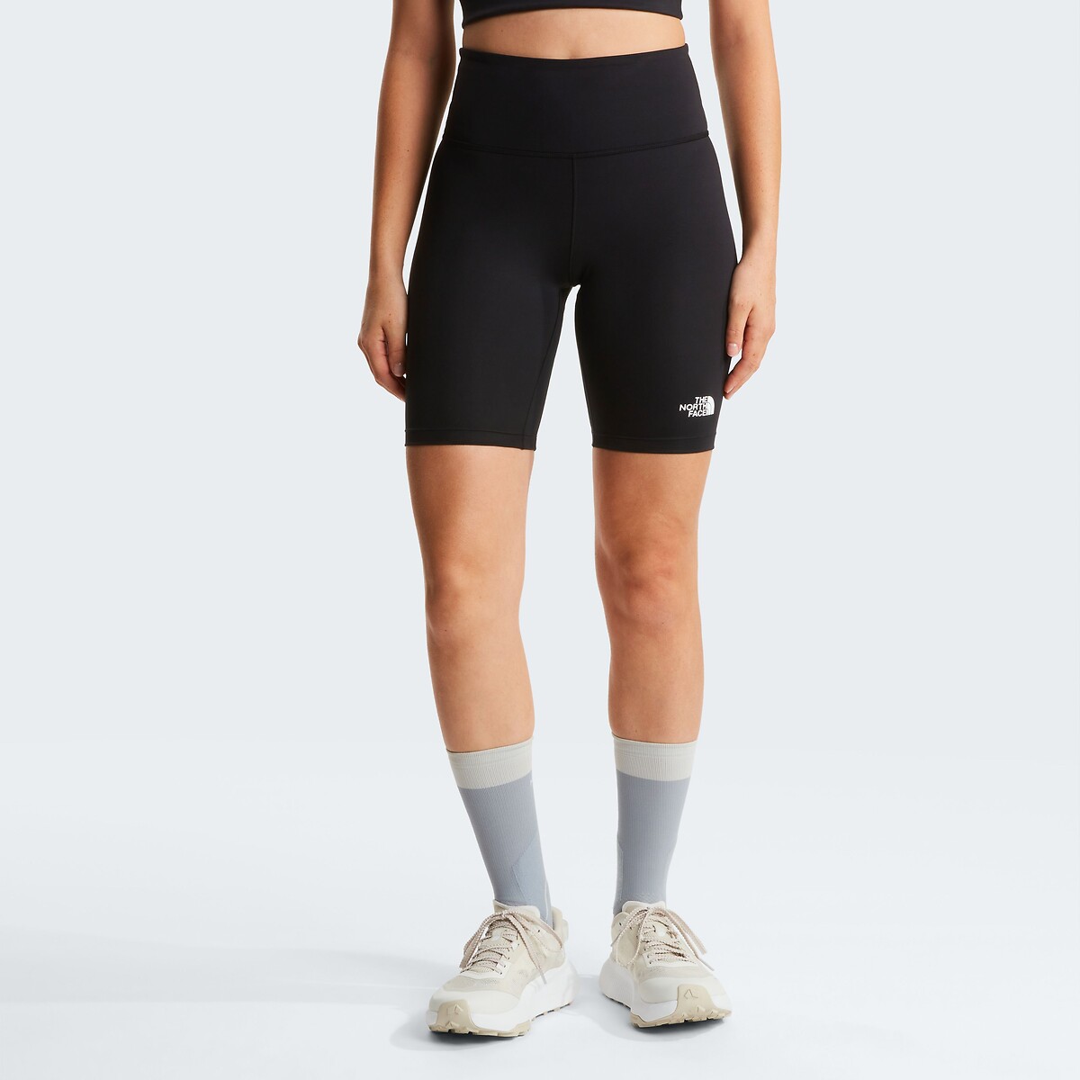 The North Face Flex 20Cm Long Bodycon Sports Shorts Women's Black Extra Small