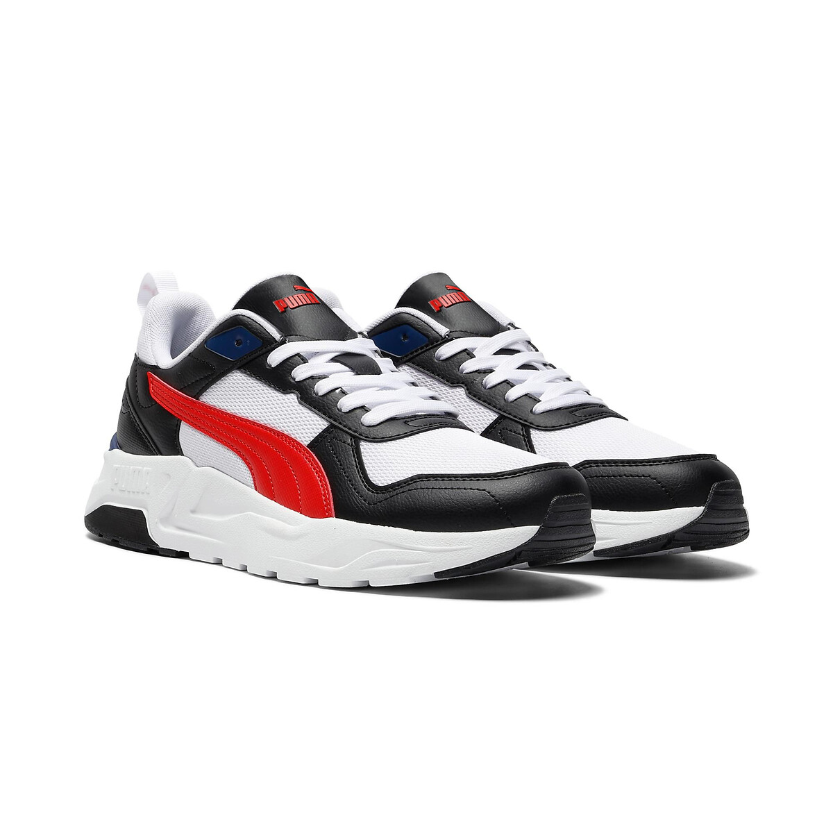 Puma Trinity 2 Lt Trainers Men's White/Black/Red Size 39