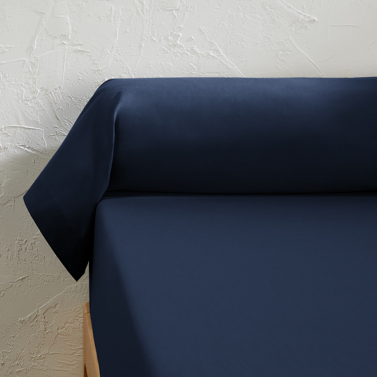 Funda de almohada larga lisa de algodón, Scenario. Talla 85 x 185 cm. Color