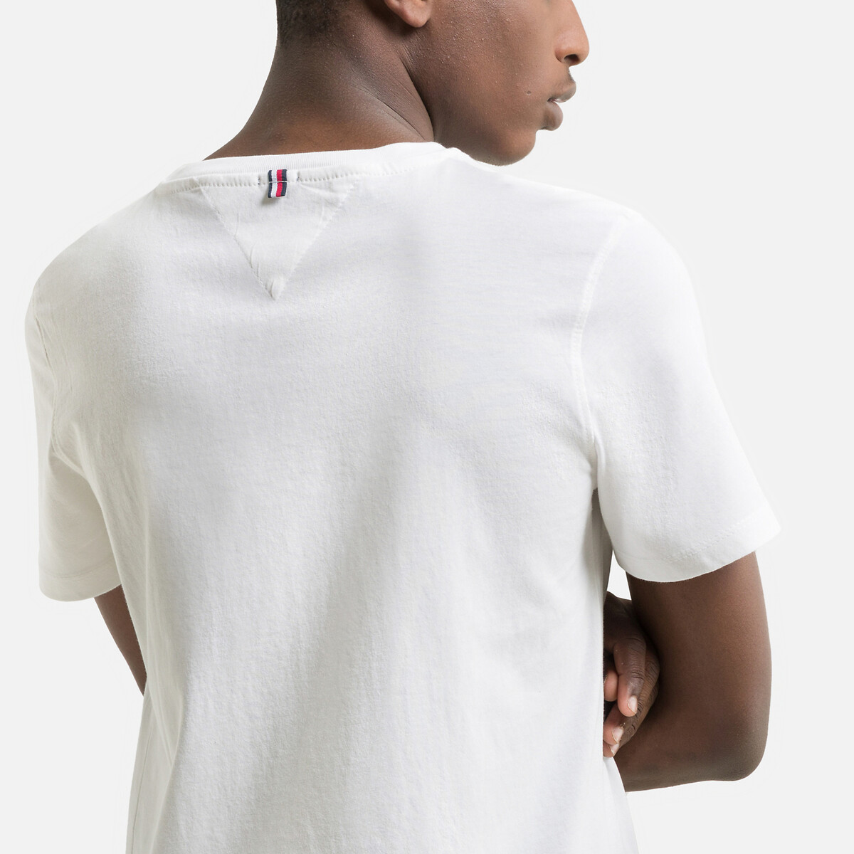 Tommy Hilfiger Organic Cotton T-Shirt With Crew Neck White 10Y (138Cm)