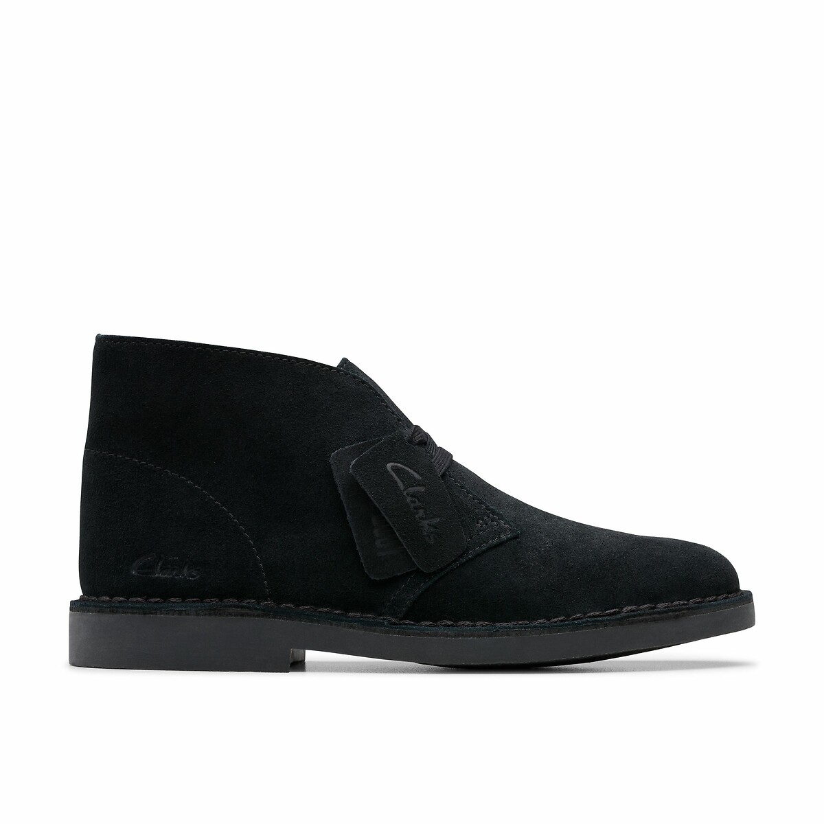 Clarks Suede Desert Boots Women's Black Size 37 (4)