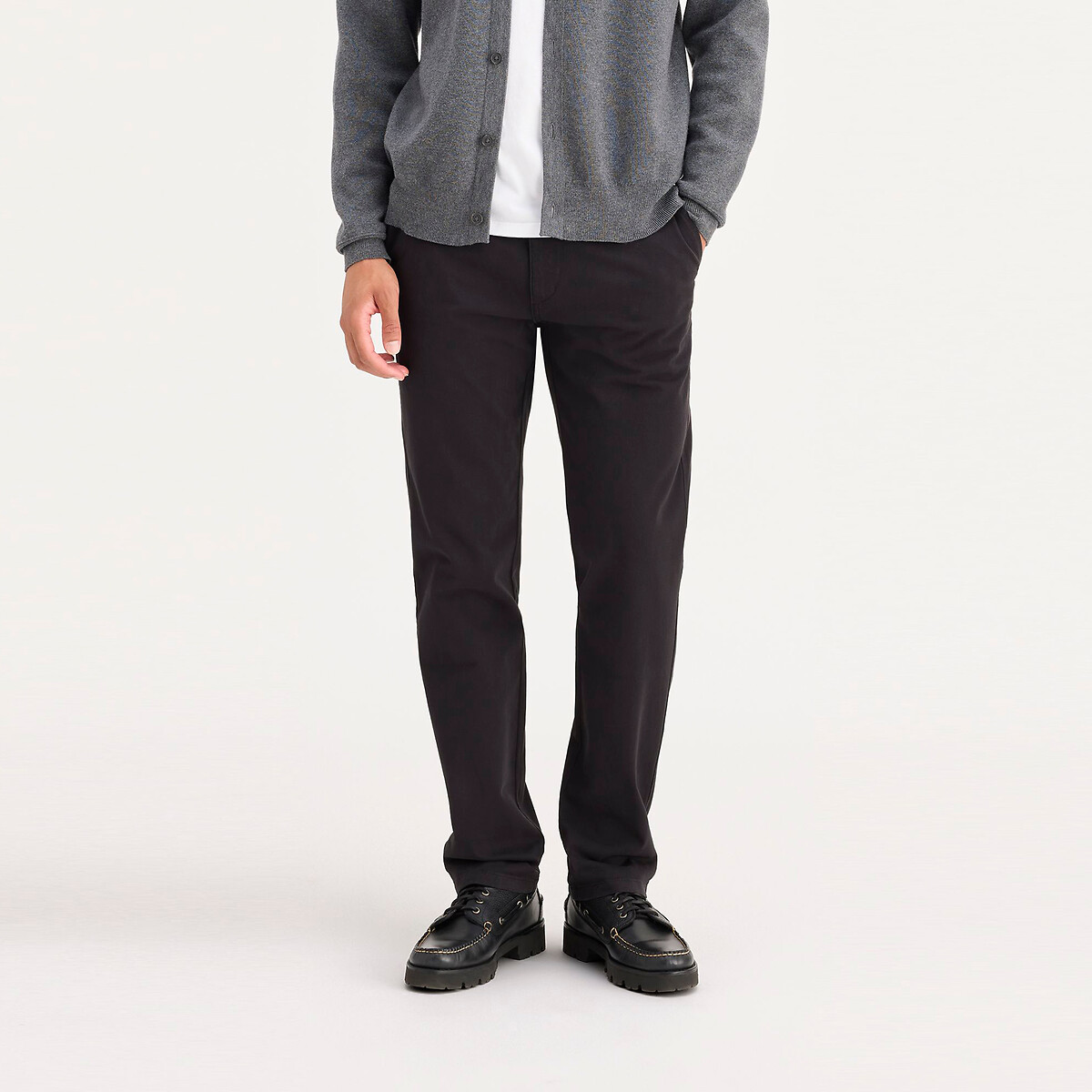 Dockers Ultimate Chino Slim Fit Trousers Men's Black W30 L30