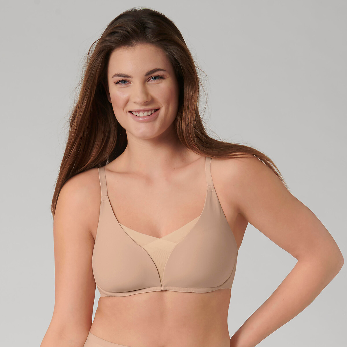 Triumph Women's Beige Shape Smart Bra Without Underwiring Xxl