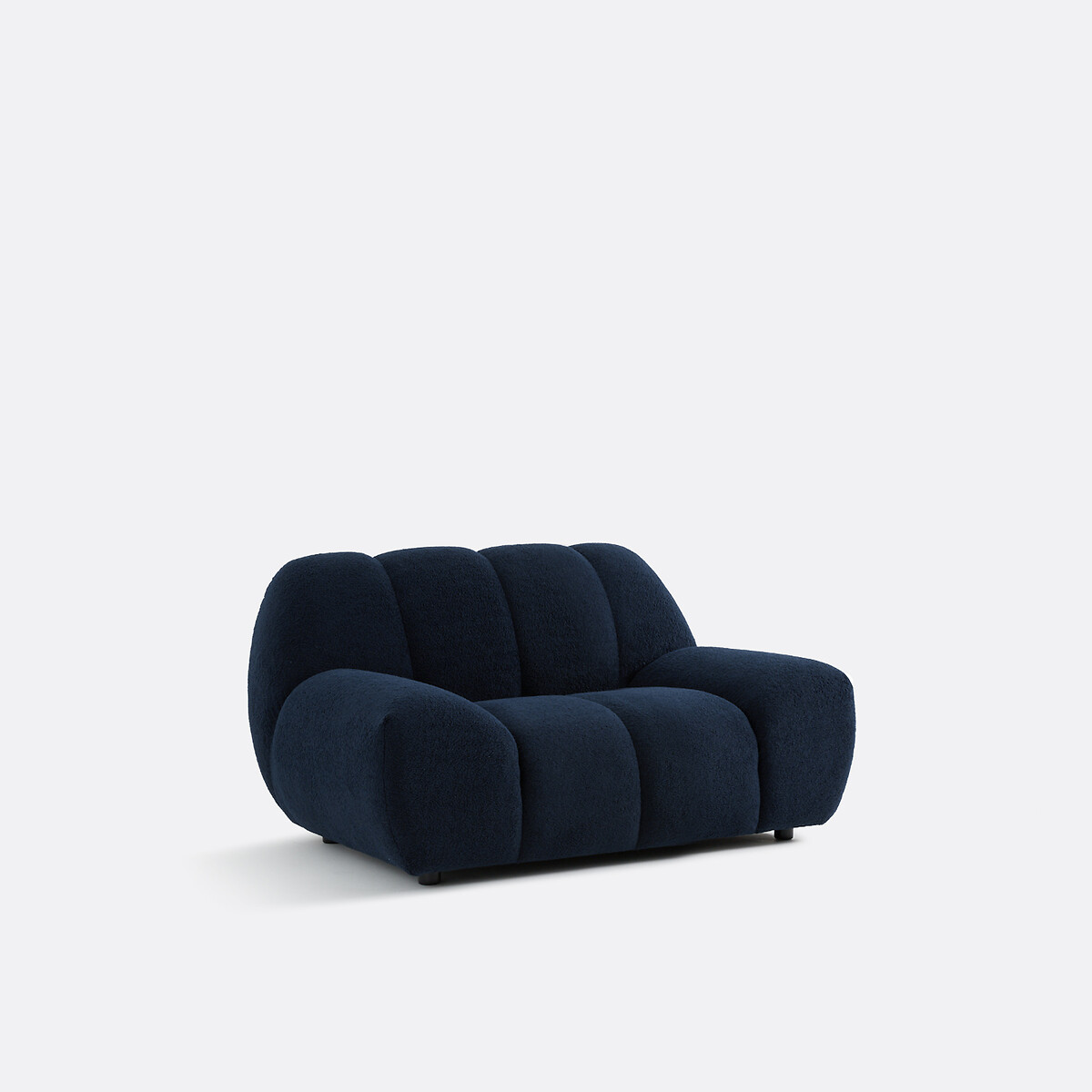Fauteuil XL, bouclette épaisse, Nuria
