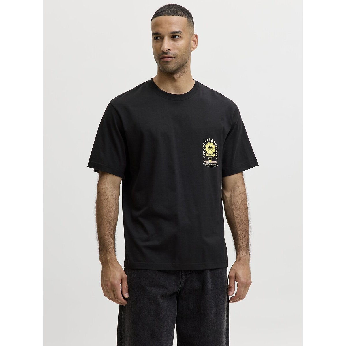 jack & jones T-shirt Met Grafisch Logo En Print