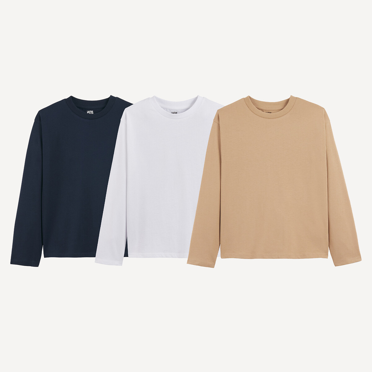 Lot de 3 t-shirts manches longues