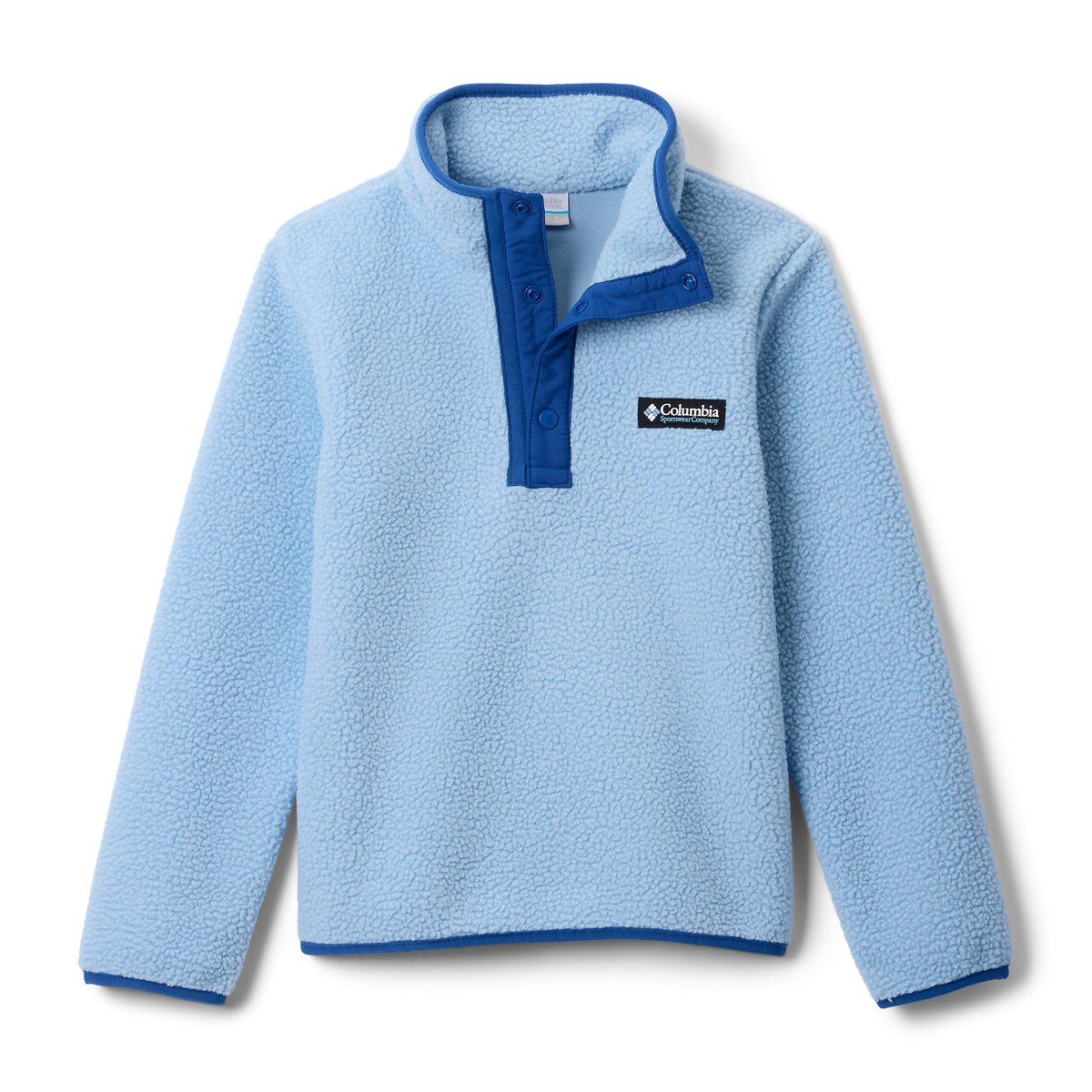 Columbia Fleece trui met drukknoopkraag