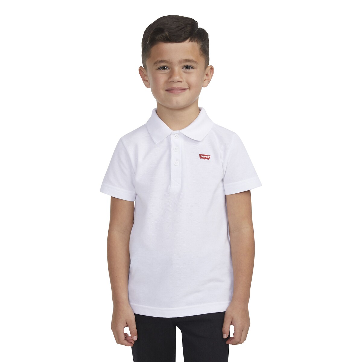 Levi's Kids Short Sleeve Polo Shirt White 16Y (162Cm)