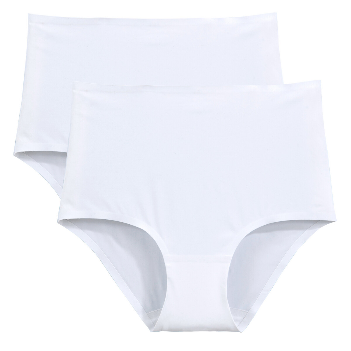 LA REDOUTE COLLECTIONS Set van 2 hoge slips in microvezel-Onzichtbaar