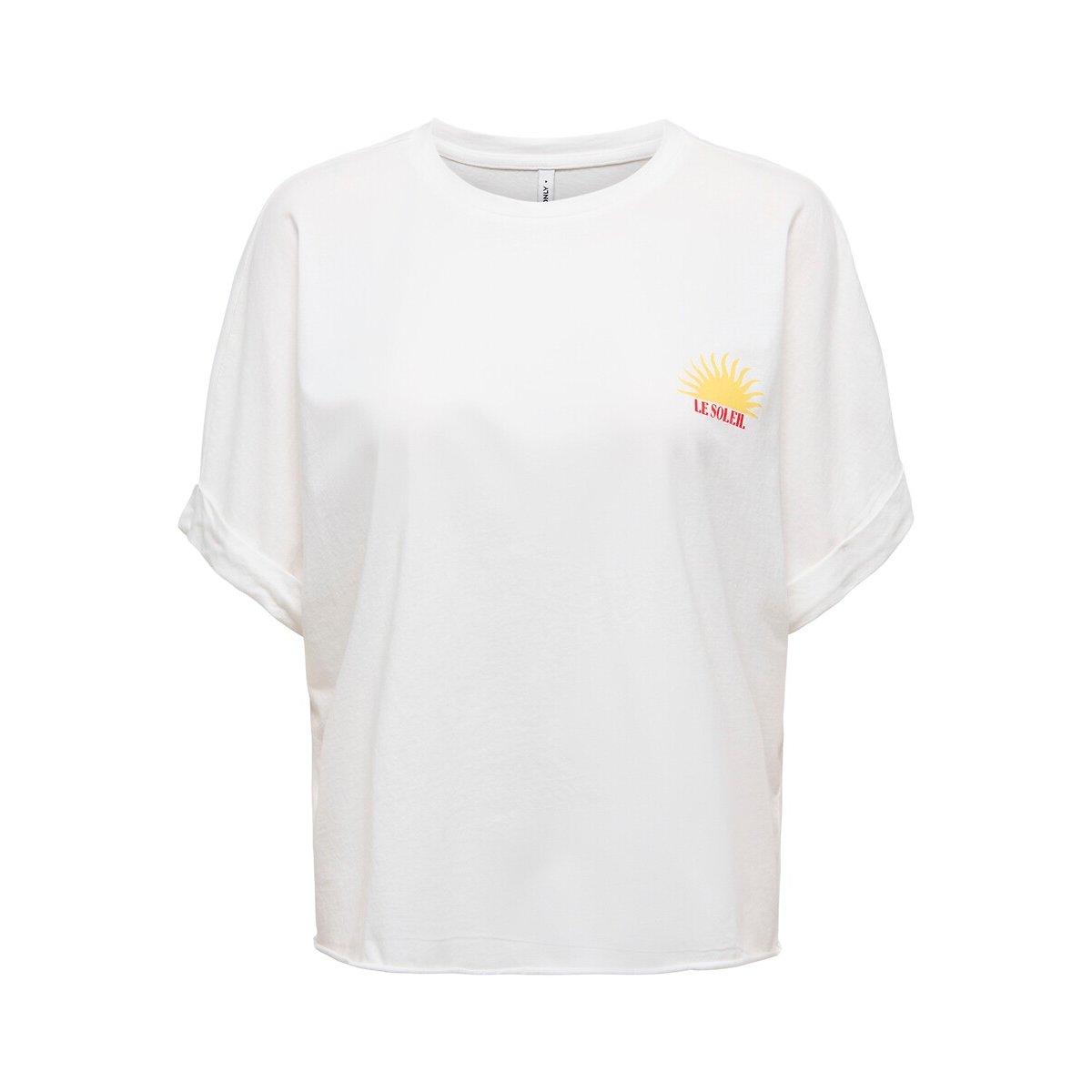 Only Bedrukt T-shirt Met Korte Mouwen
