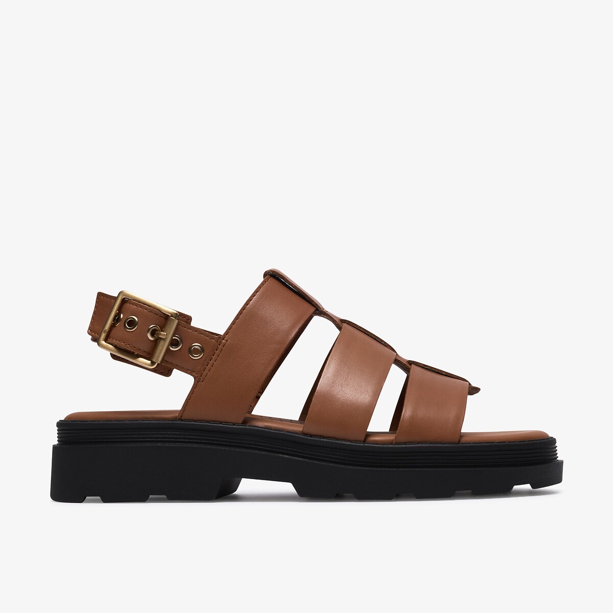 Clarks Orinoco3 Strap Leather Sandals Women's Tan Size 39