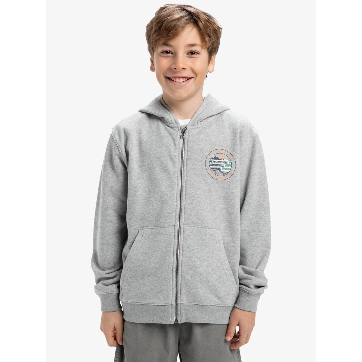 Quiksilver Zip-up hoodie in molton