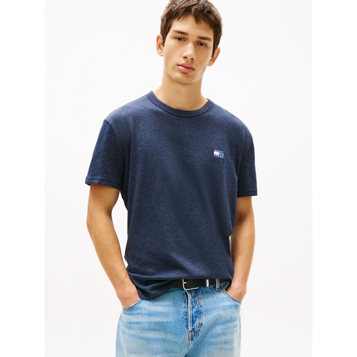 Tommy Jeans T-shirt Met Korte Mouwen, Logo Met Vlag