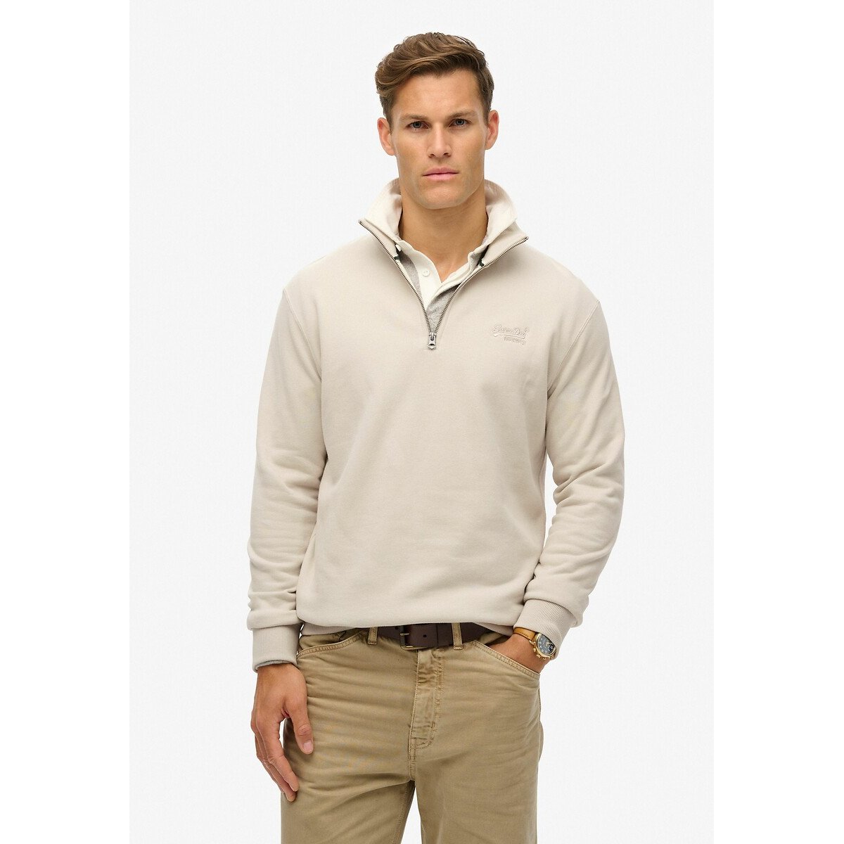 Superdry Black High Neck Sweatshirt Xxl - Image 1