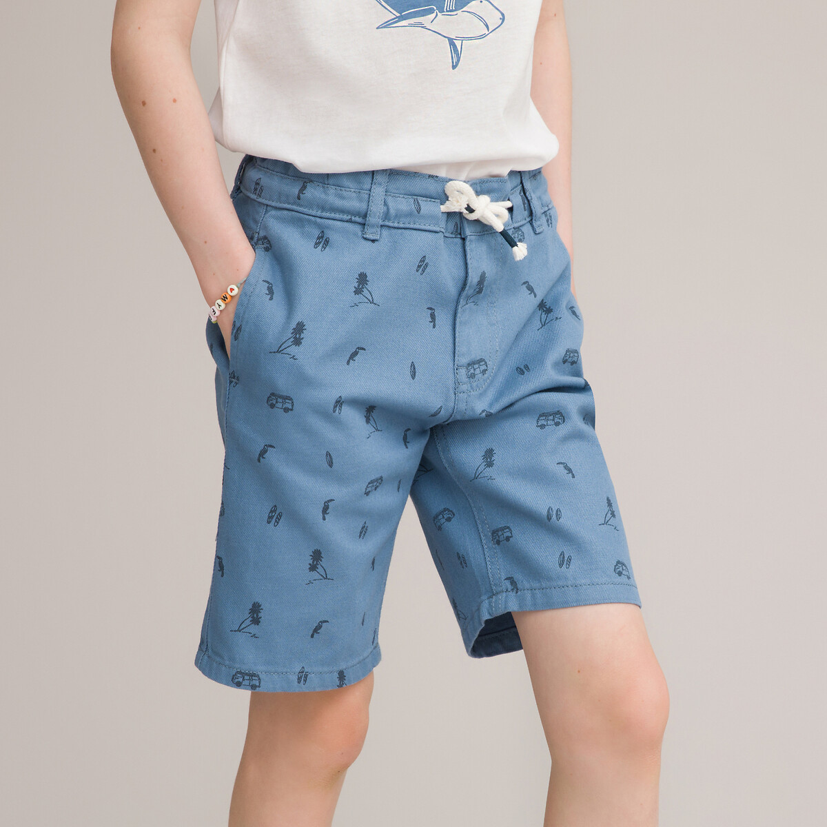 LA REDOUTE COLLECTIONS Short met dierenprint 3-12 jaar