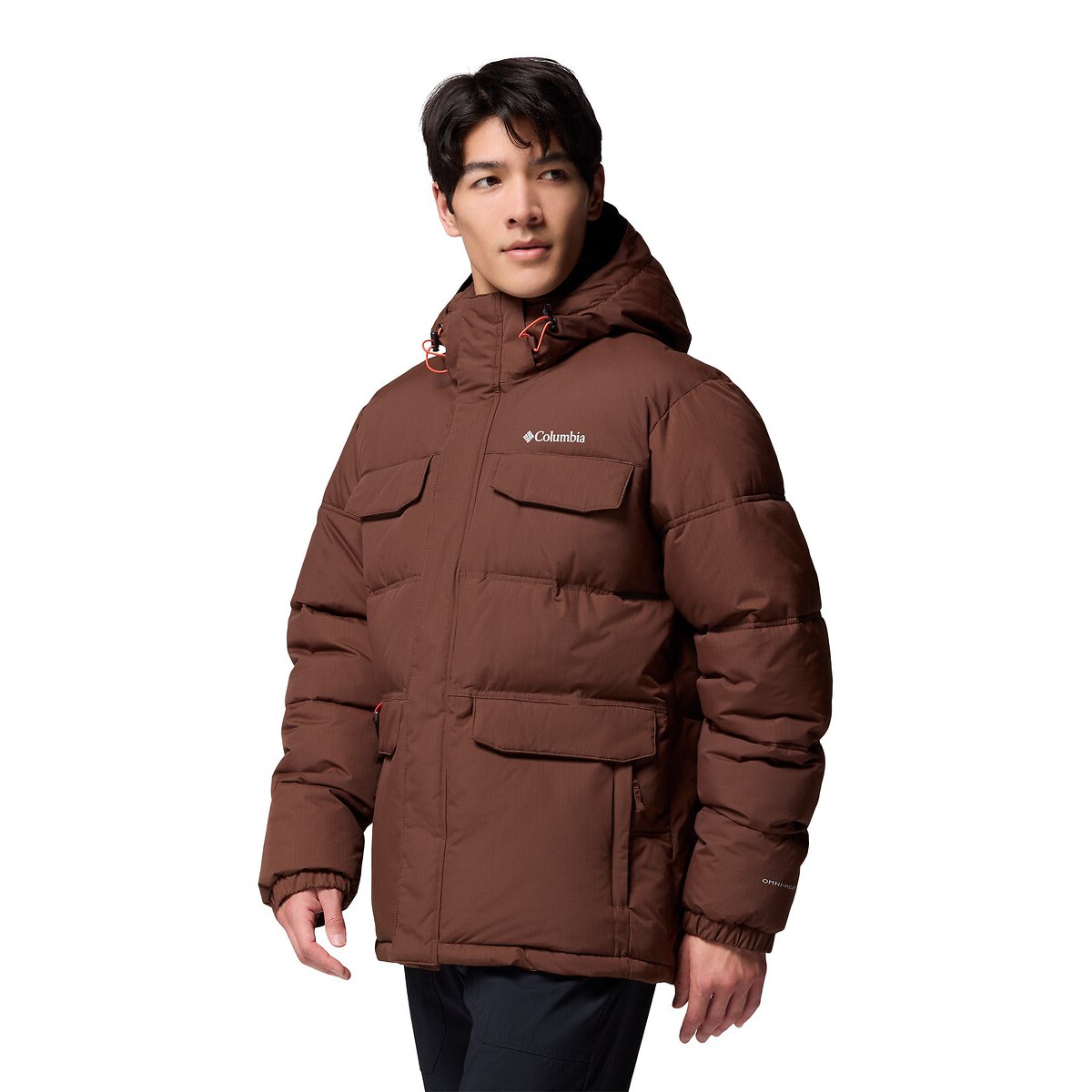 Columbia Landroamer Hooded Padded Jacket Men's Brown Xxl