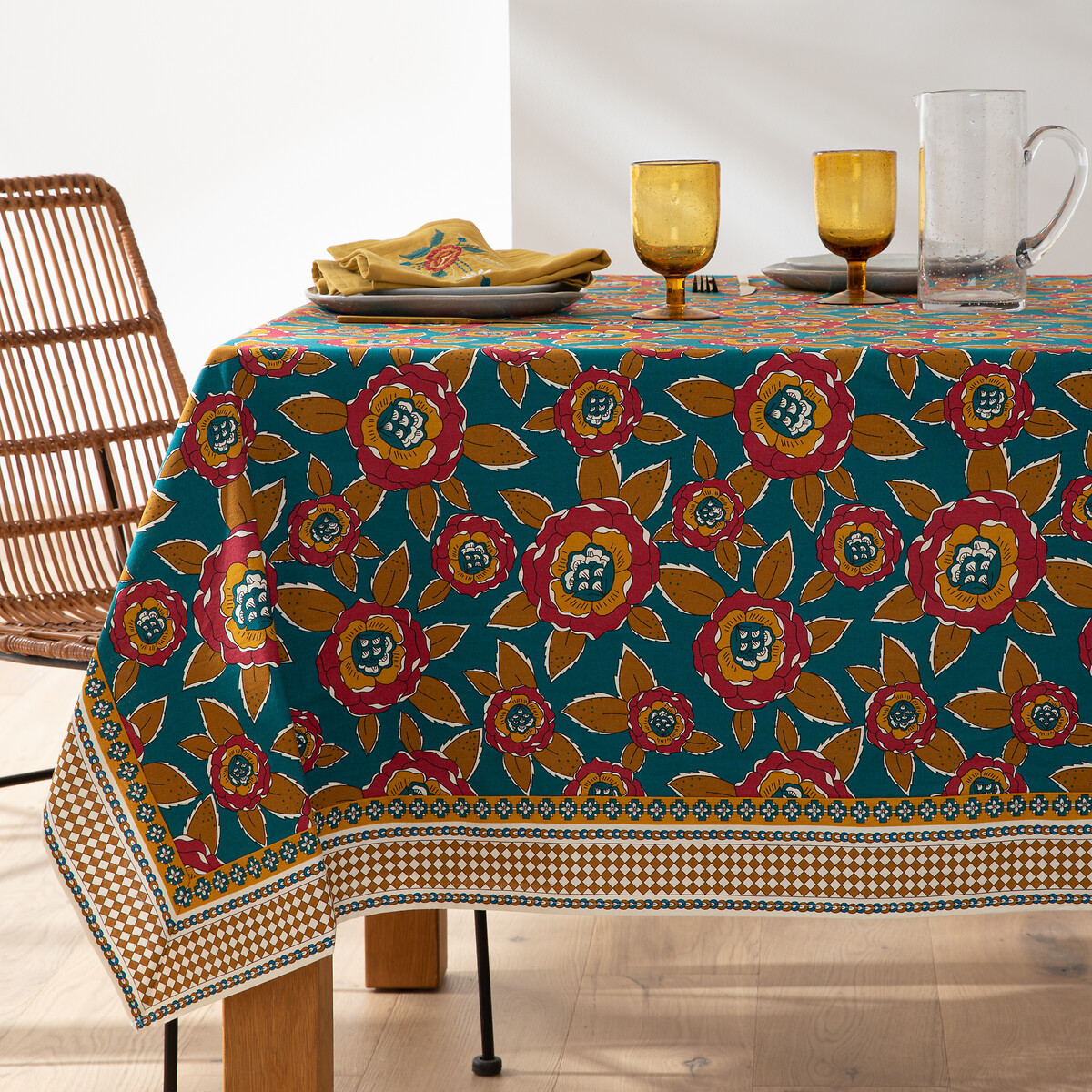 Nappe métis coton lin, Chandi