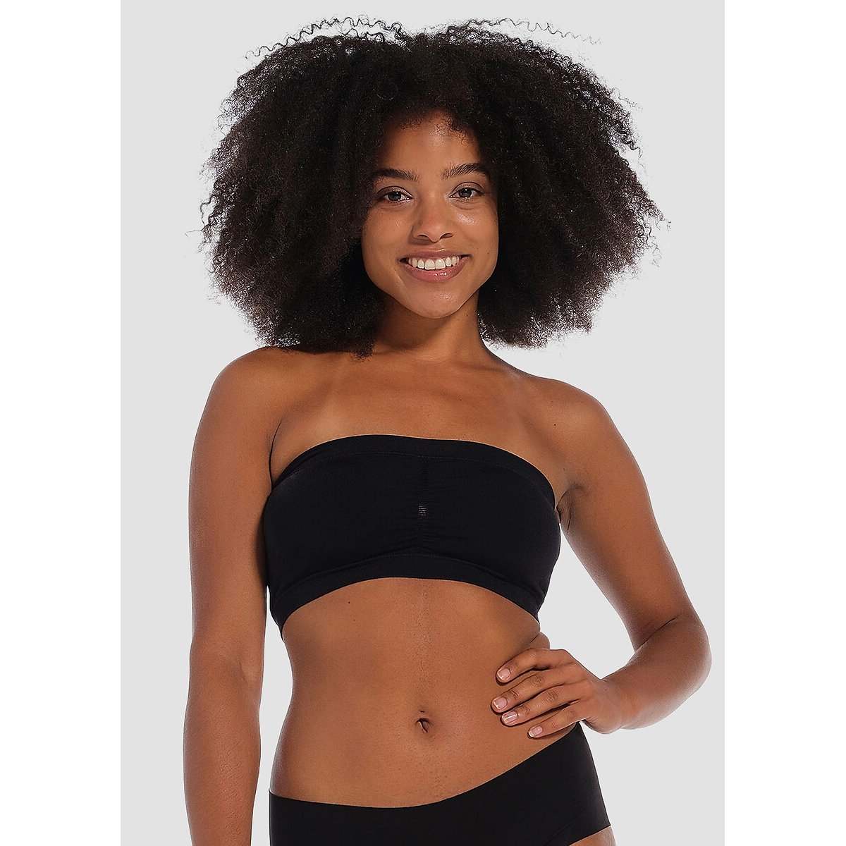 Magic Bodyfashion Women's Noir Bandeau Bra - Image 2