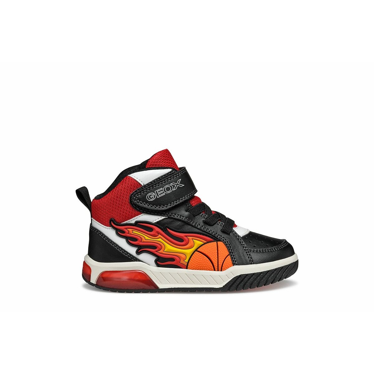 Geox Ademende Hoge Sneakers Met Led Inek