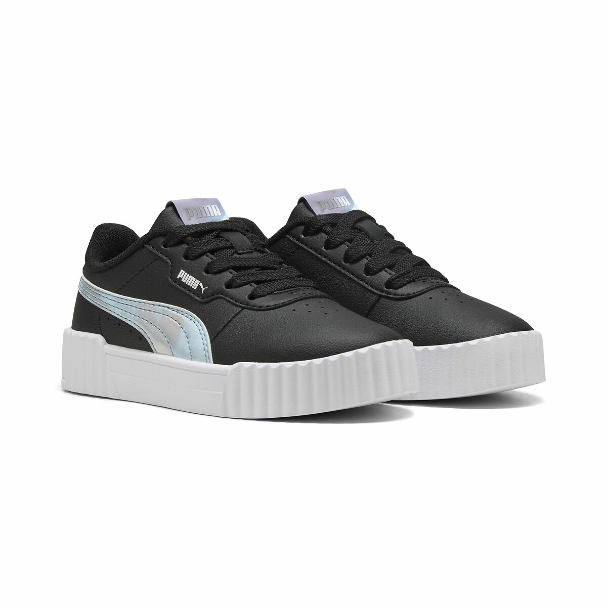 Puma Carina 3.0 Space Belle Trainers Black/Blue Size 31 Kids
