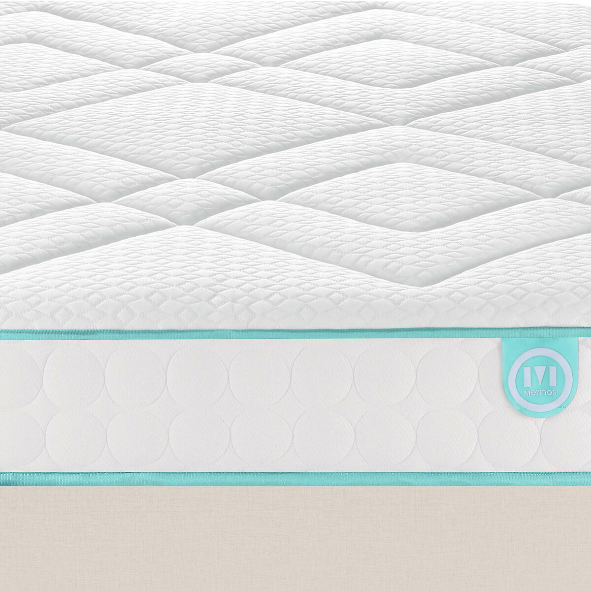 Ens. matelas latex + sommier LE TOUT DELICAT