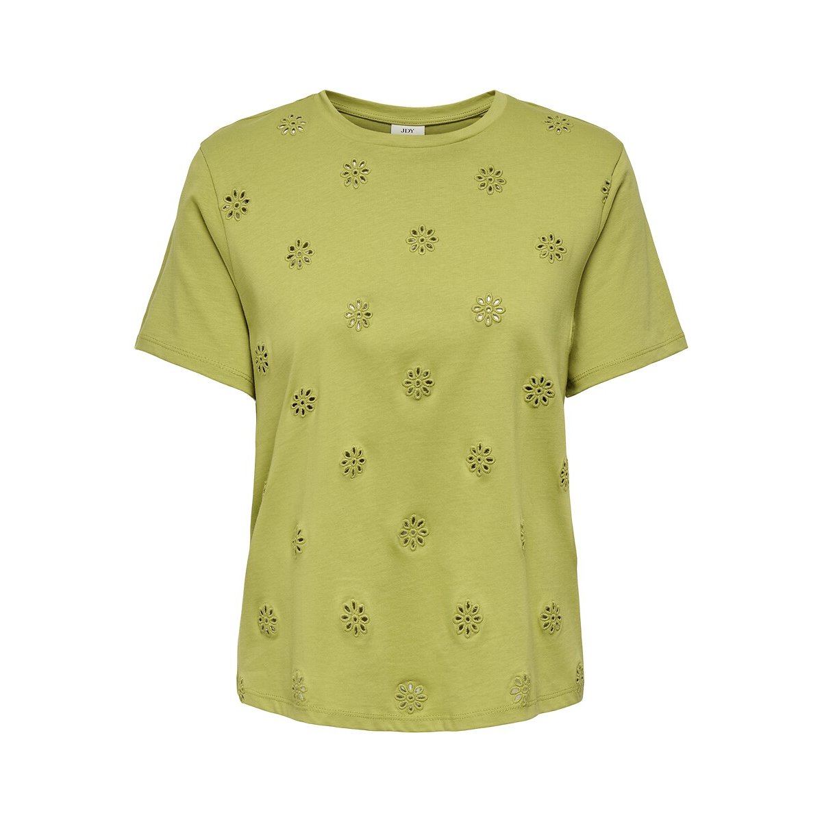 Jdy Crew Neck T-Shirt With Short Sleeves Women's Green Extra Small