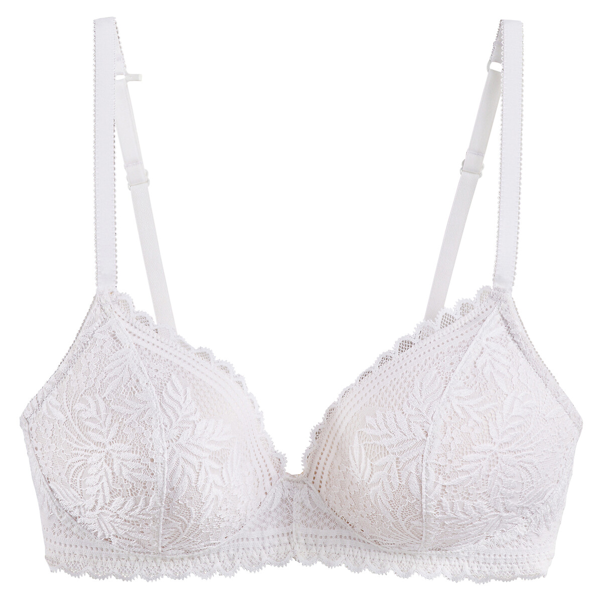 La Redoute Collections Signatures Jeanne Padded Bra Women's White 34C