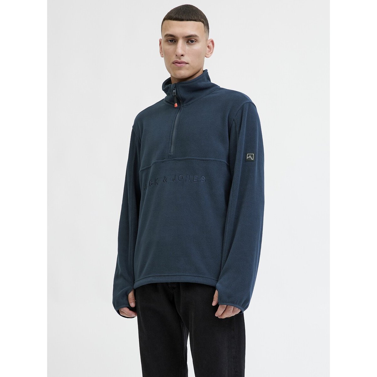 Sweat polaire demi zippé