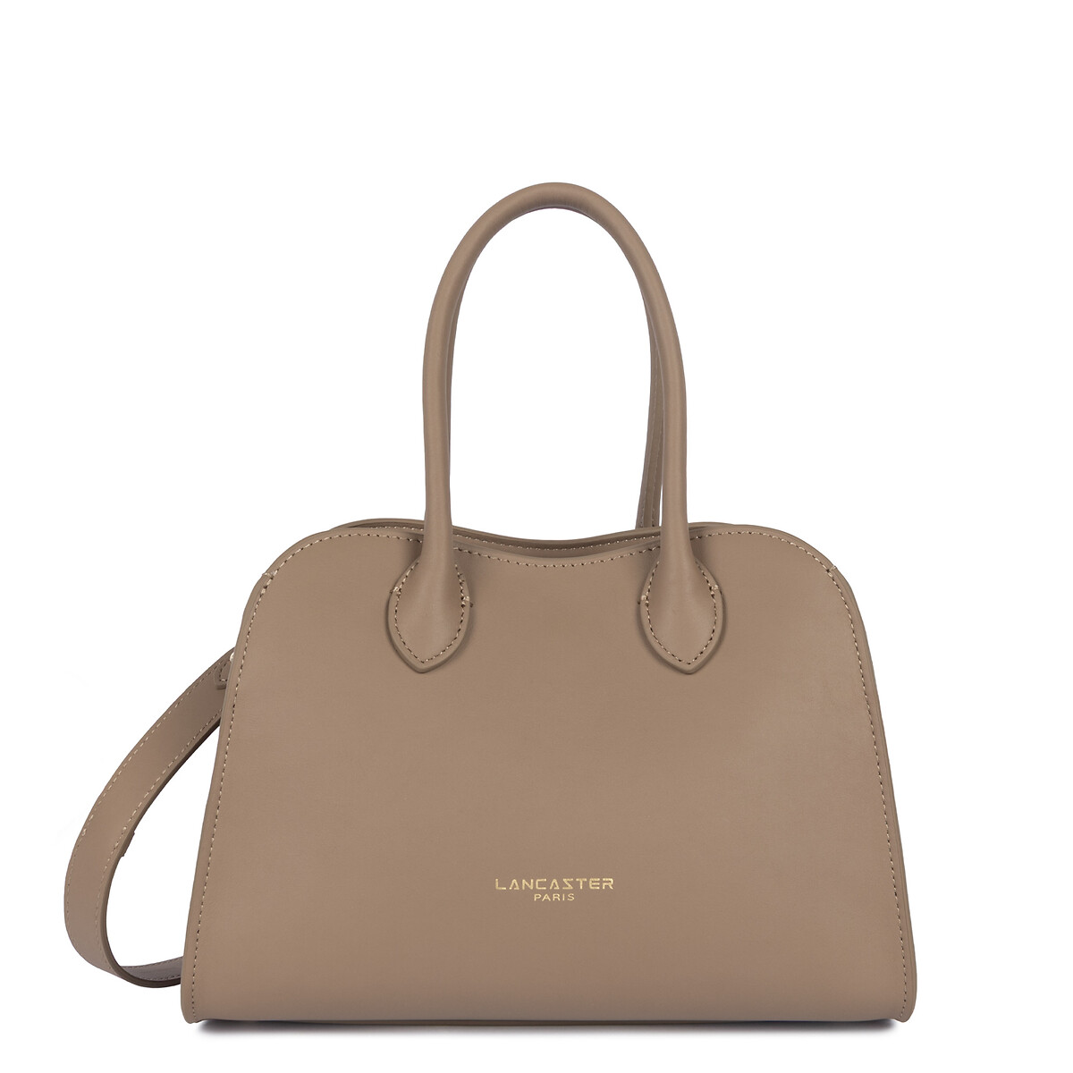 Lancaster Donna Hopper Leather Small Handbag Women's Praline