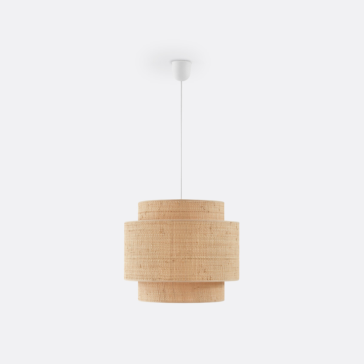 La Redoute Interieurs Dolkie 40Cm Diameter Double Ceiling Light Shade Unisex Natural