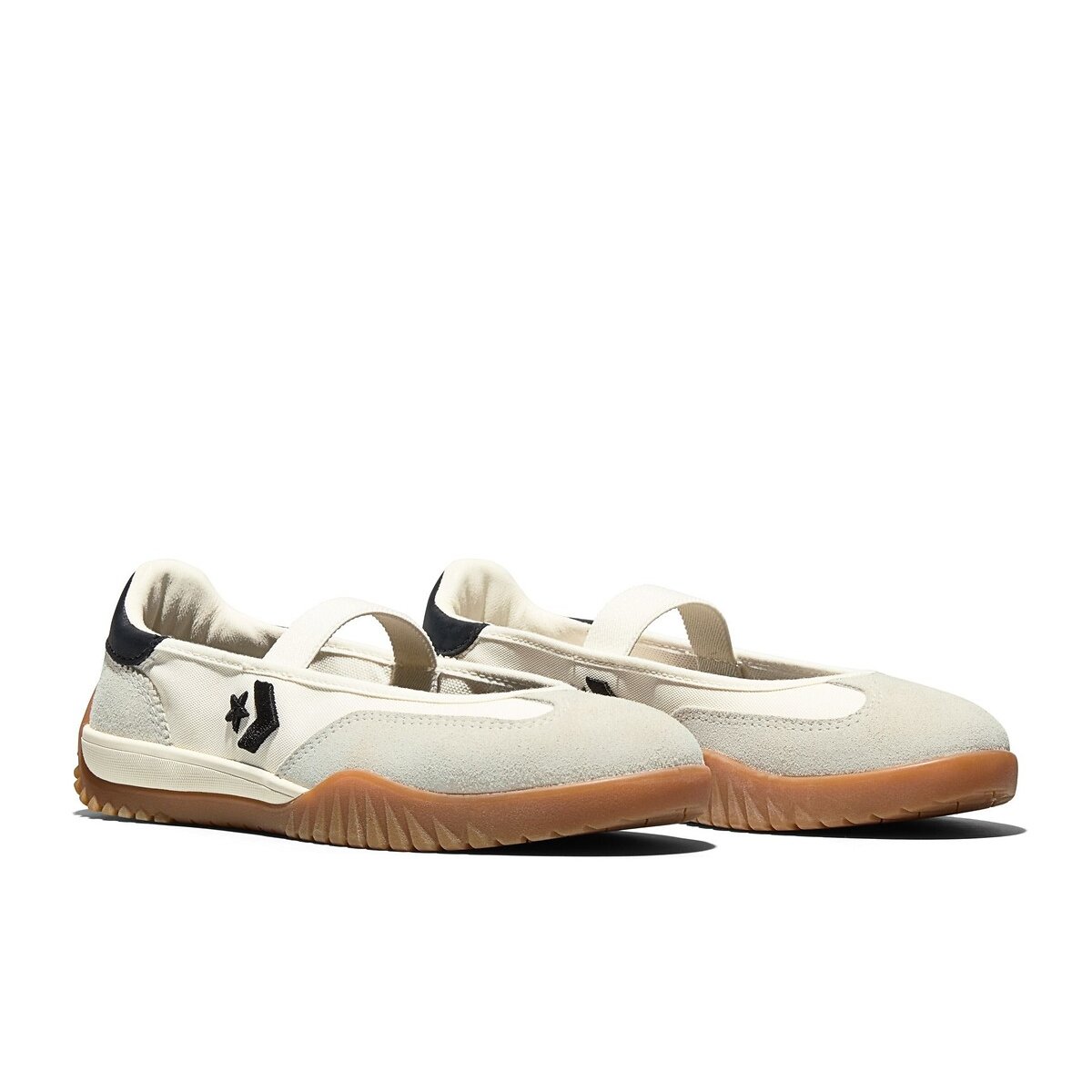 Converse Run Star Trainer Ballet Flats Women's Ecru Size 38 (5)