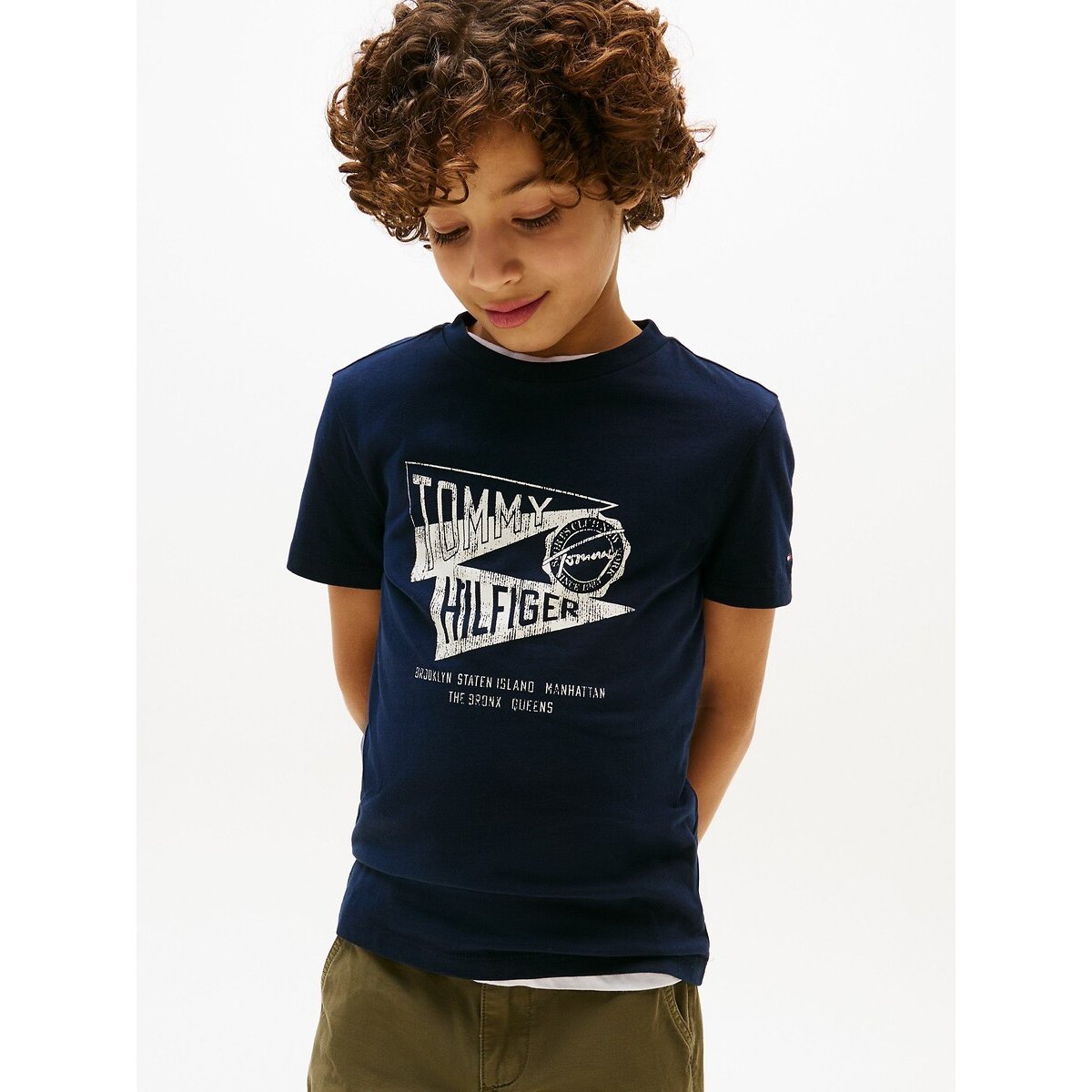 Tommy Hilfiger T-shirt TEXTURED GRAPHIC PRINT TEE SS