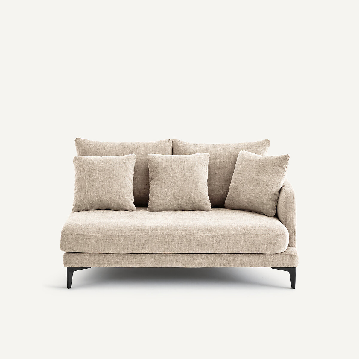 EMMANUEL GALLINA X AM.PM Halve bank, 2-zit van polyester en katoen, MODERNISTE