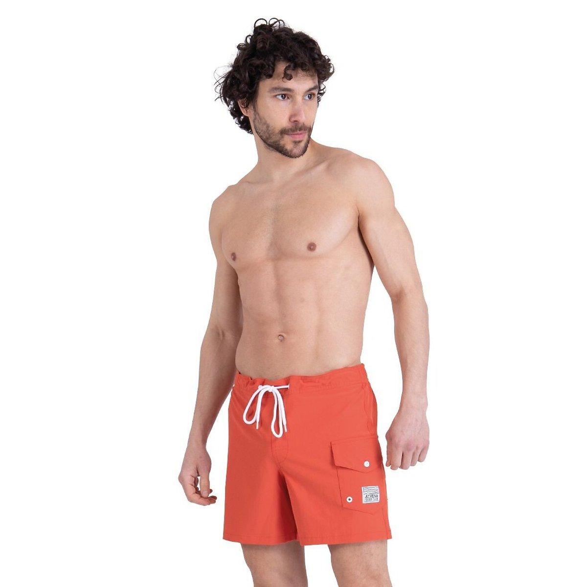 Athena Pocket Swim Shorts Men's Terracotta Extra Large