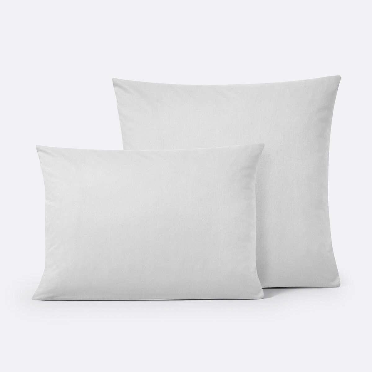 La Redoute Interieurs Scenario Polycotton Child's Pillowcase Unisex Pearl Grey Standard (50X70cm)