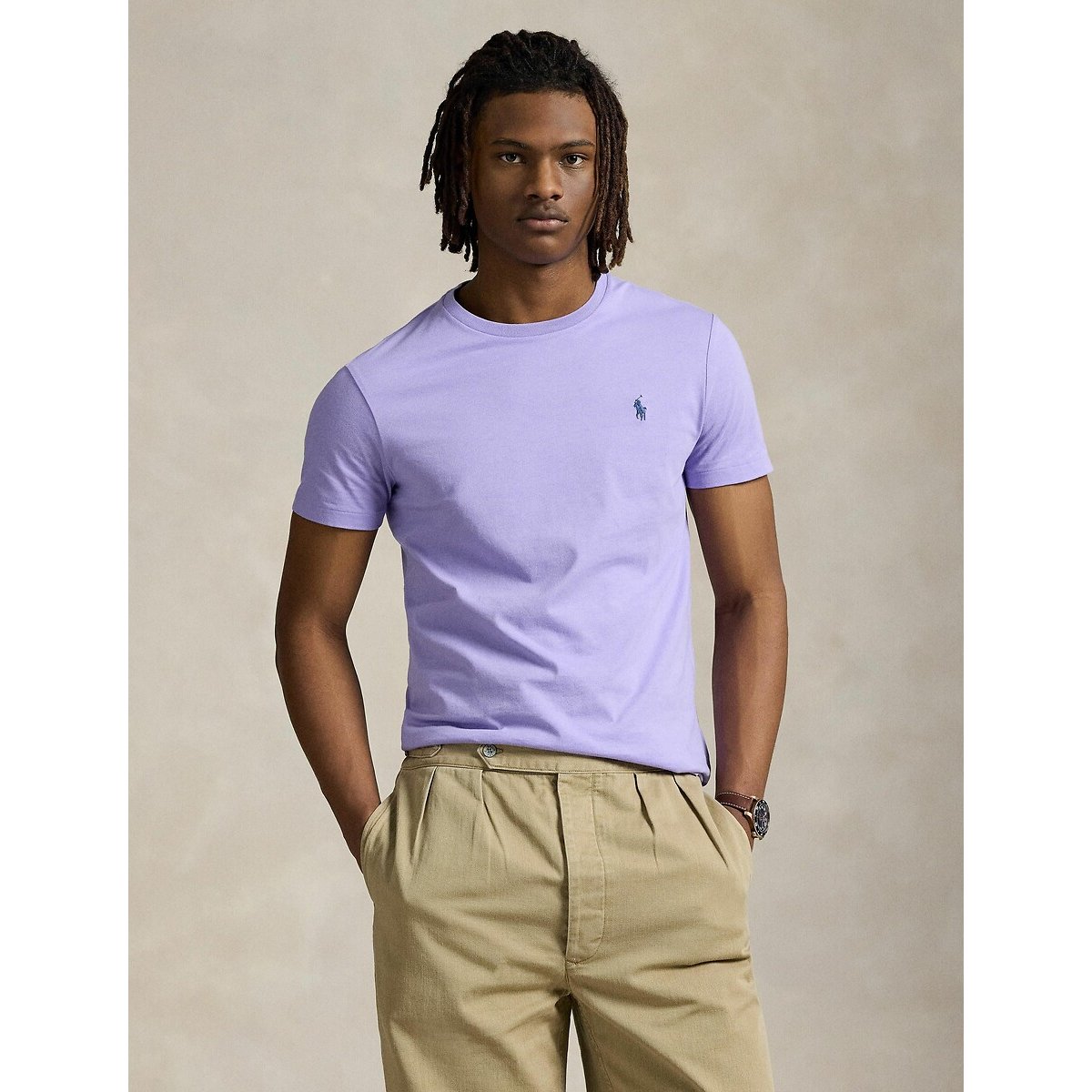 T-shirt à col rond Custom Slim Fit
