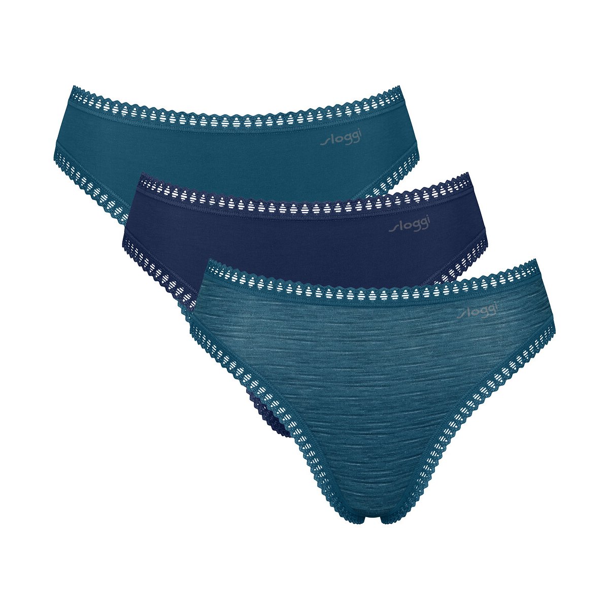 Sloggi Pack Of 3 Go Crush High Cut Knickers